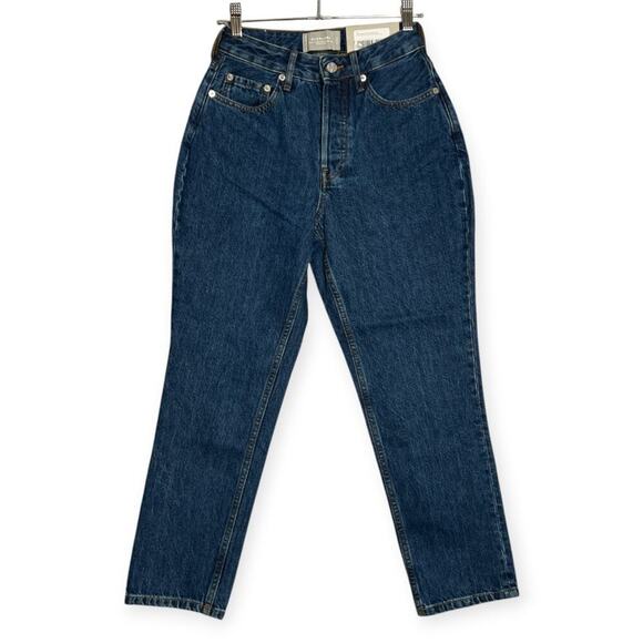 NEW Everlane The Curvy 90s Cheeky Straight Jean SIZE 25 Crop Button Fly Organic - Picture 1 of 9